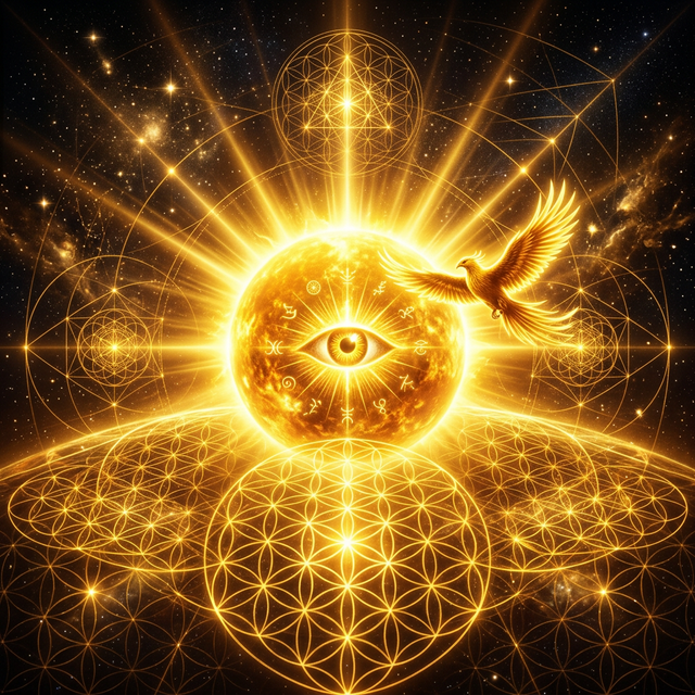 Citrinitas — the yellowing. The eye that dawns.